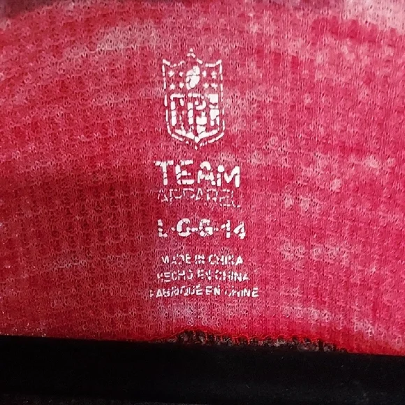 NFL San Francisco 49ers Women's Long Sleeve Tee - Red and Gray - Picture 2 of 7